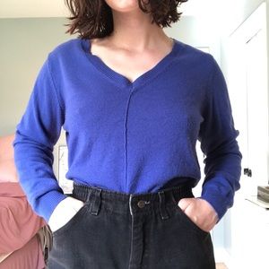 Soft blue sweater